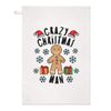 Crazy Christmas Man Snowflakes Tea Towel Dish Cloth