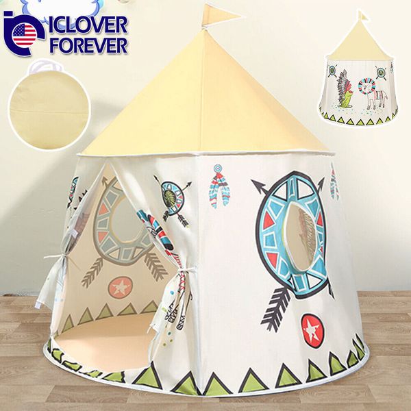 Kids Play House Toddler Indoor Tent Pop Up Girls Boys Castle Toy Game Party Gift