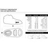 Pro Force Lightning Kicks Sparring Shoes/Footgear - Silver - Size 3-4 | Child Medium