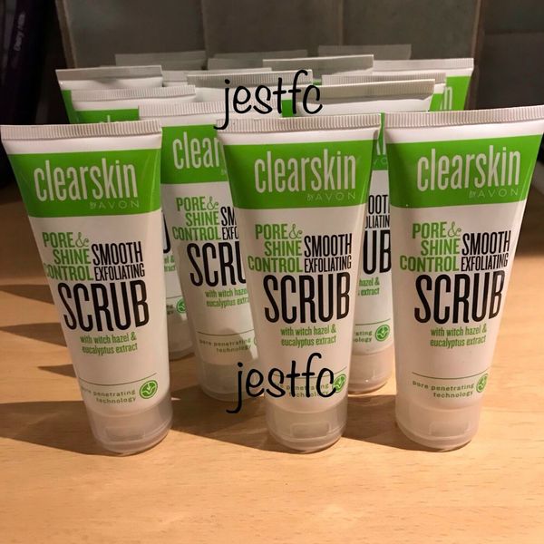 Avon CLEARSKIN Pore & Shine Control SMOOTH EXFOLIATING SCRUB x20 Lots STOCK UP!!