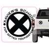 Yoonek Graphics Xavier's School Mutant Decal Sticker (10" Height, Black)