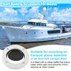 LJB Boat Scupper Flapper Self Bailing Valve Flush Mount Scupper Adapter 2 Pack