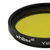 vhbw Universal Farbfilter gelb für Kamera Objektive mit 37mm Filtergewinde - Gelbfilter