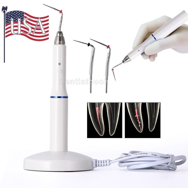 Dental Gutta Percha Obturation System Heating Pen Endodontic Melting 2Heated Tip