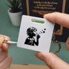 Azeeda 'Blowing Bubbles' Keyring Tape Measure/Spirit Level Tool (KM00038448)