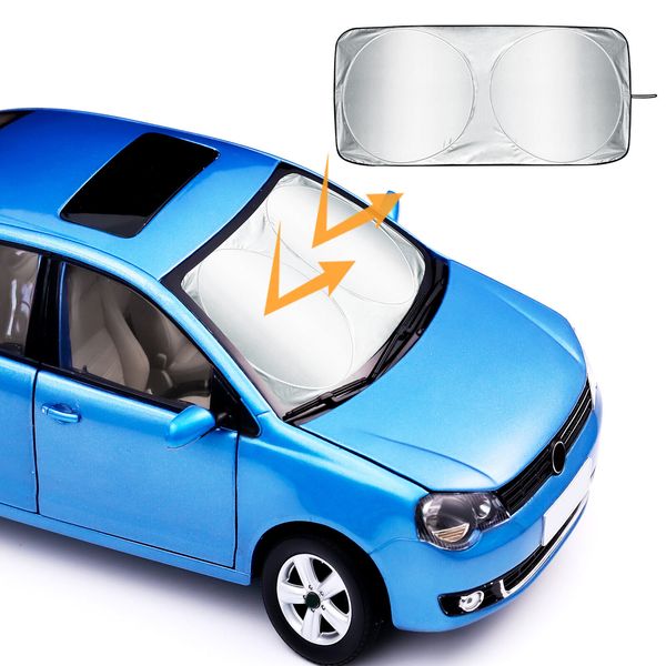 Sun Visors Fit For Auto Car Sunscreen Windshield 68“*35" Sun Shade Front Window