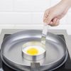 Vogue Long Handled Egg Ring Poacher Cooking Mould Cookware Pancake Shaper Cooking Kitchen Home Restaurant 100 mm 100 (Ø). Stainless Steel.