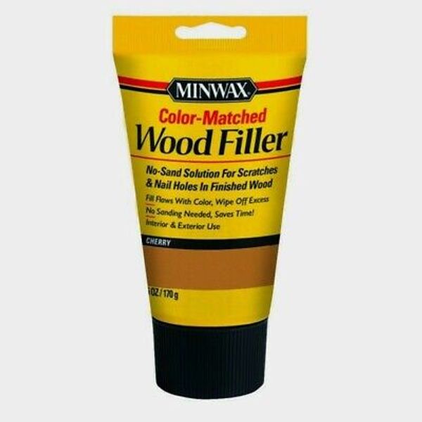 Minwax CHERRY Wood Filler 6 oz. Repair Scratches Nail Holes Cracks 448500000 NEW