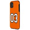 iPhone 11 Number 03 in Black, White and Gray Case