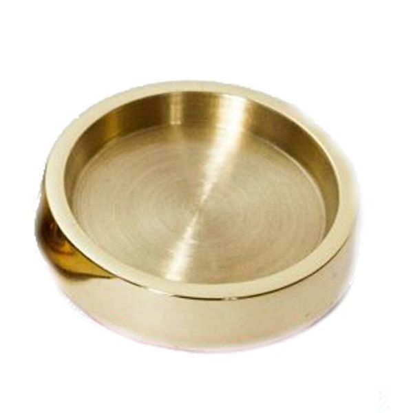 Brass Castor Cups - small - 46mm internal diameter
