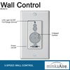 MINKA-AIRE Wall Control System - White - WCS213