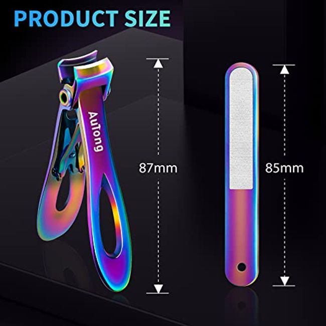 Large Nail Clipper Set For Thick Nails - 16.5mm Wide Jaw Opening