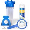 10" Clear Standard Whole House Water Filter System  25 Micron Sediment Filter