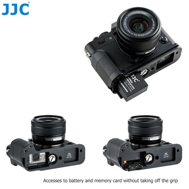 JJC Metal Camera Hand Grip for Fujifilm Fuji X-T30 XT30 X-T20 X