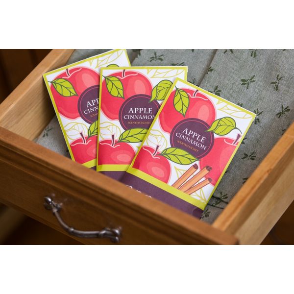 Apple Cinnamon Scented Sachets 6-pack