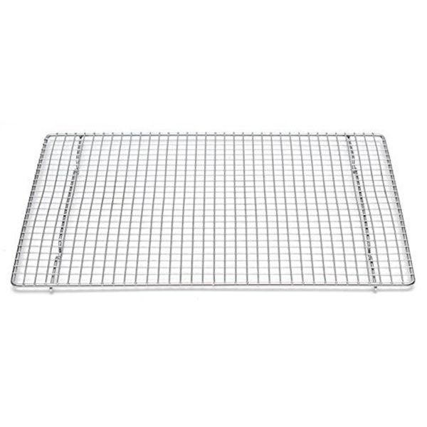 Professional Cross Wire Cooling Rack Half Sheet Pan Grate - 16-1/2" x 12" Drip Screen 2 Pack