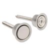 Precision PLS12PRO Concealed Magnetic Catch, Stainless Steel,12mm