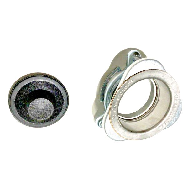 Insinkerator Food Waste Disposal Sink Collar Flange with Drain Plug Stainless