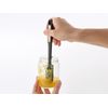[Mini Size] Thermos Silicone Spatula Spatula Black Kitchen Tool KT-SP002 BK