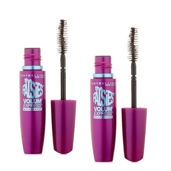 Maybelline New York Volum' Express The Falsies Waterproof Mascara, Brownish Black [292] 0.25 oz...