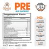 Genius Pre Workout -  Blue Raspberry - 11.35 oz Caffeine-Free USA Made Exp. 2026