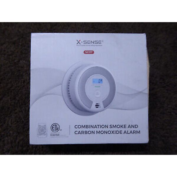 X-Sense SC07-WX Interlinked Combination Smoke/Carbon Monoxide Alarm NEW