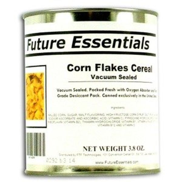 1 Can of Future Essentials Canned Corn Flakes Cereal