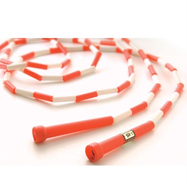 Segmented Skip Rope 10' Red/White