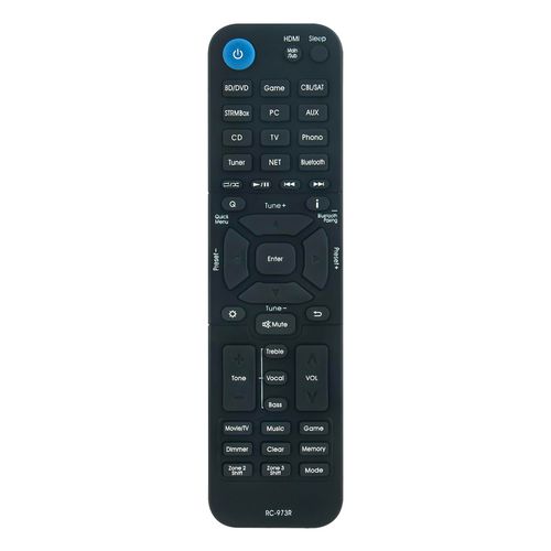 RC-973R Replace Remote Control Compatible with Integra AV Receiver DRX-2.3 DRX-2.4 DRX-3.3 DRX-3.4 DRX-4.3 DRX-5.3 DRX-5.4 4573211159103 Stereo System