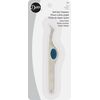 Dritz 818 Soft Grip Tweezers, 4 inches, Silver
