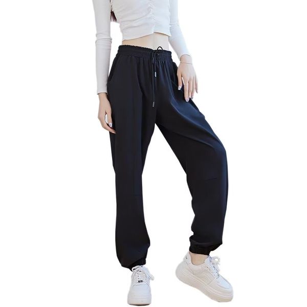 Running Sheep Women's Jogger Pants, Long Pants, Jersey, Fitness, Loose, Training, Running, Yoga Pants, Black