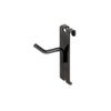 STORE FIXTURES DIRECT 1" Gridwall Hooks - Black, 3 Pack