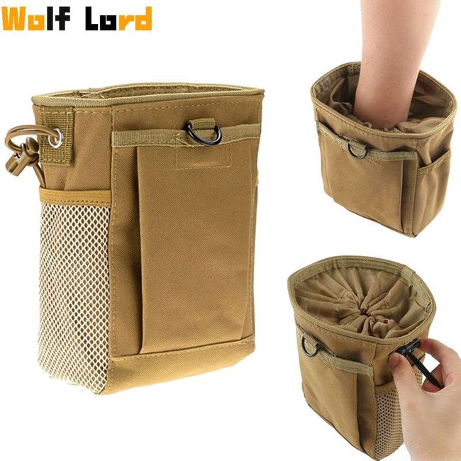 DROP POUCH Leather Drawstring Pouch Leather Phone Bag 