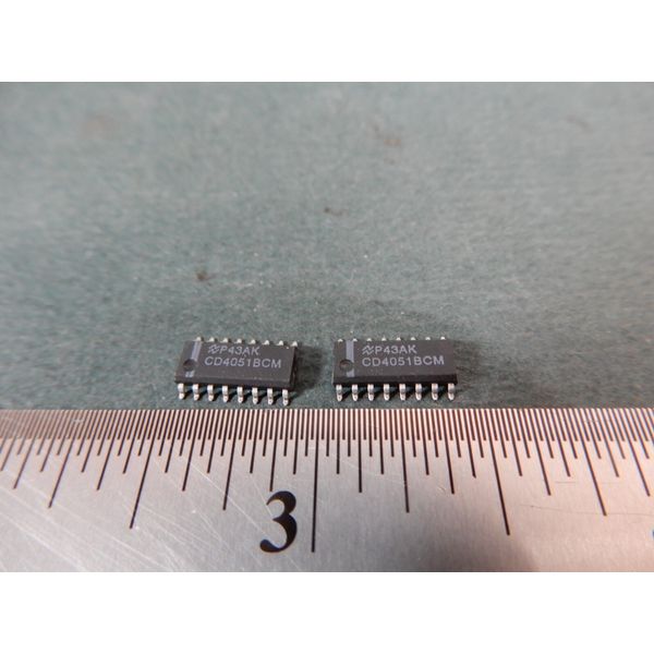 National Semiconductor CD4051BCM Surface Mount Multiplexer IC's Qty 48 NOS