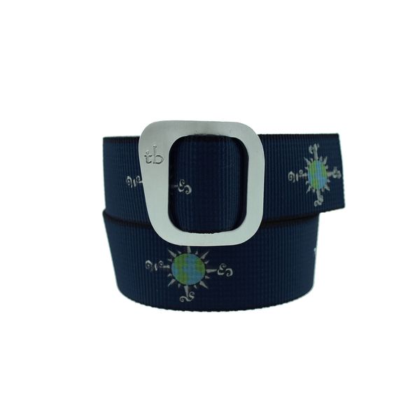 Thomas Bates Compass Rose Dakota Web Belt