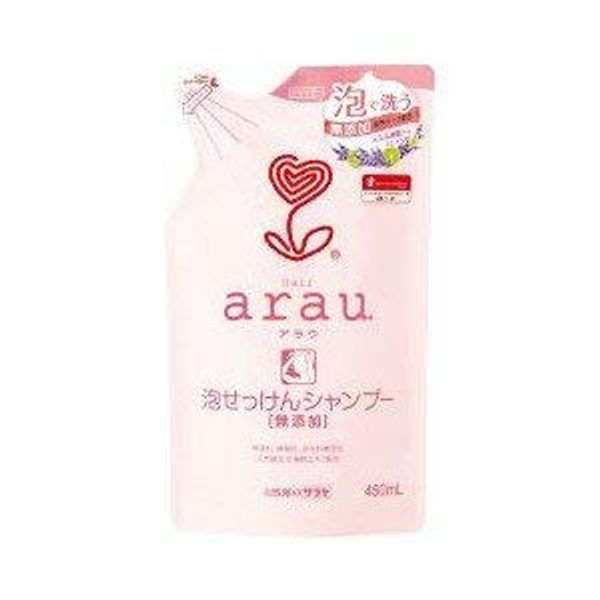 saraya Arau. (arau) Bubbles Soap Shampoo Refill 450ml X 20 Set of Synthetic Surfactant, Fragrance, Coloring, Preservatives Free