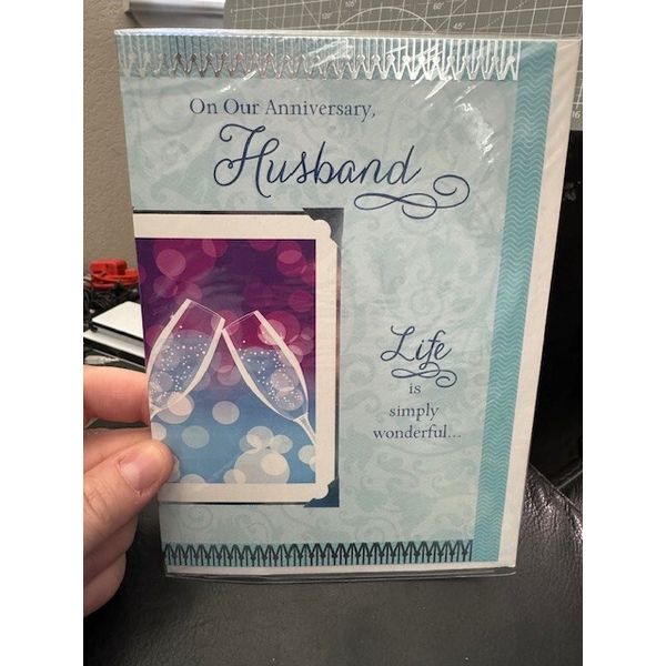 Special Thoughts On Our Anniversary Husband Card & Envelope New!!!