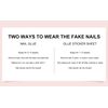 press on nails false nails (JP1051-Y14-B1)