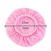 2 Pcs Kids Satin Sleeping Caps Head Cover Bonnet with Elastic Band Hair Care Cap Night Hat for Baby Toddler Teens (Purple and Pink)