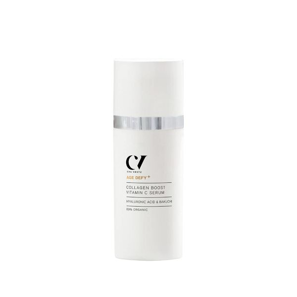 Age Defy+ Collagen Boost Vitamin C Serum 30 ml | Natürliches Bio-Anti-Aging-Gesichtsserum von Cha Vøhtz | Vitamin C und Hyaluronsäure | Ohne Paraben und Ethylalkohol | Tierversuchsfrei und vegan