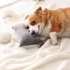 EVOLIVE 2-Pack Micromink Shell Gray Mini Pillows, 11"x7" - Multi-Purpose Travel Pillows for Neck, Back Support, Pet Use