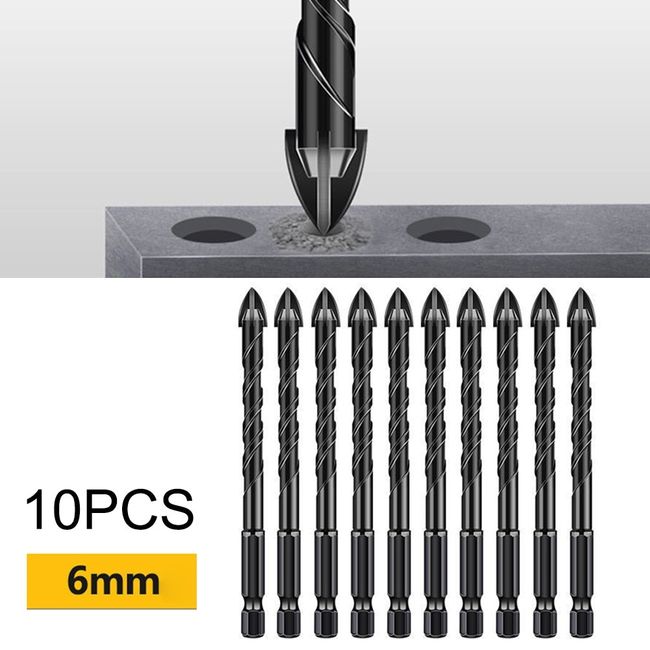 Tools Masonry Drill Bit Set, Drill Bit Kit Hex Shank