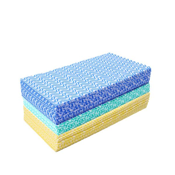 JEBBLAS Disposable All-Purpose Kitchen Cloths - 30x53cm, Colour Coded, 30pcs