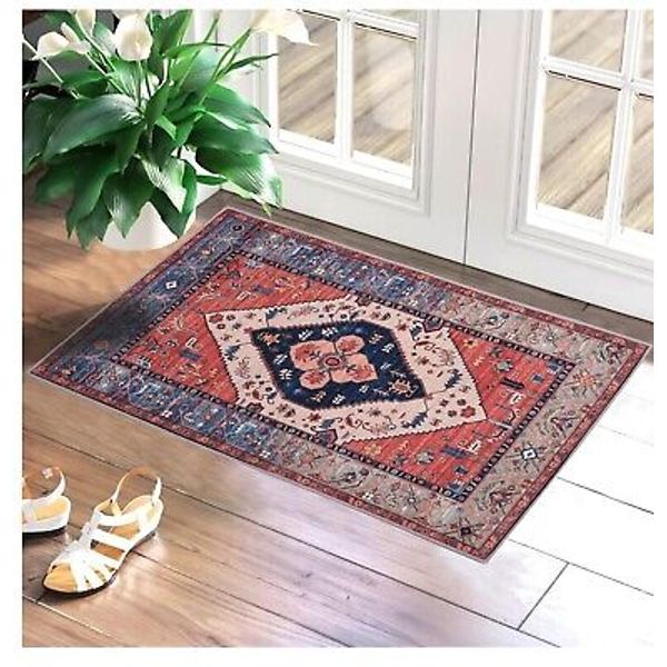 Hrzeem Retro Indoor Floor Door Mat 23.5”x35.5” Non Slip, Soft, Quick Absorbent