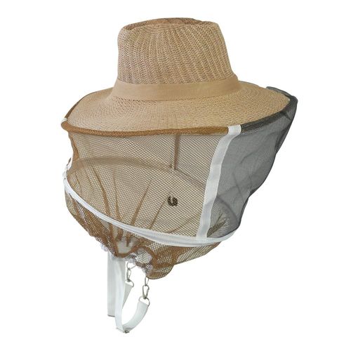Beekeeping Veil Bee Keeper Hat & Beehive Scraper Tools, Ventilated Beekeeping Veil Hat with High Visibility Veil and Long Elastic Shoulder Strap for Men Women Bee Hive Hand Tool Beekeeper Tool