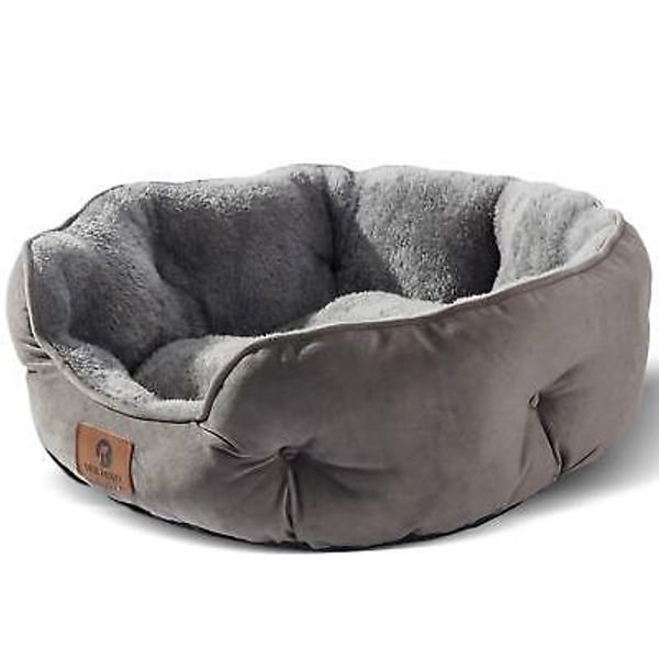 Small Dog & Cat Bed, Extra Soft Washable Pet Bed, Anti-Slip Bottom