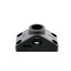 Scotty #241L-BK Locking Side Deck Mounting Bracket, Black, Small
