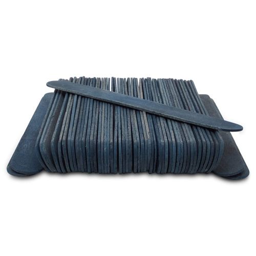 Dark Blue Jumbo Craft Sticks 6 inch, Pack of 100 Large Popsicle Sticks for Crafts, Wax Sticks, & Wood Tongue Depressors, by Woodpeckers