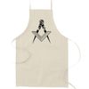 Square & Compass Masonic Cooking Kitchen Apron - [Natural]
