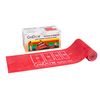 CanDo AccuForce Latex Resistance Bands, Light Resistance, Red, 6 Yard Roll